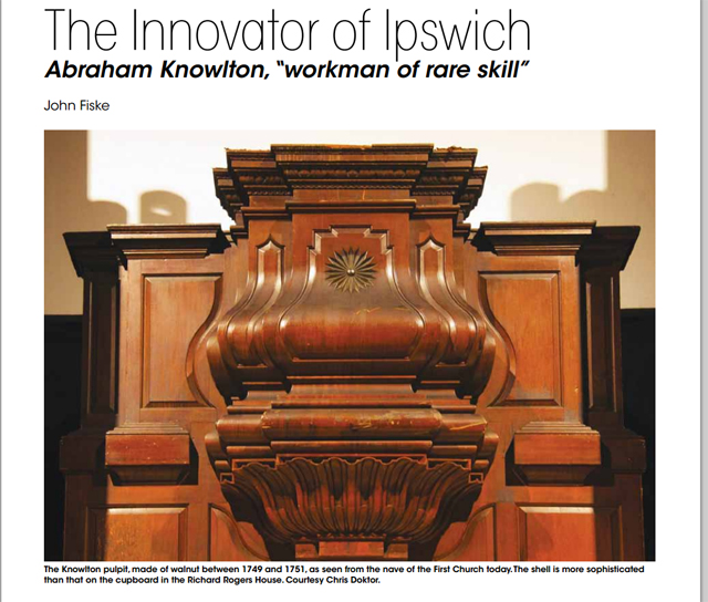 Abraham Knowlton pulpit