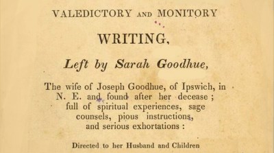 Sarah Goodhue's advance directive