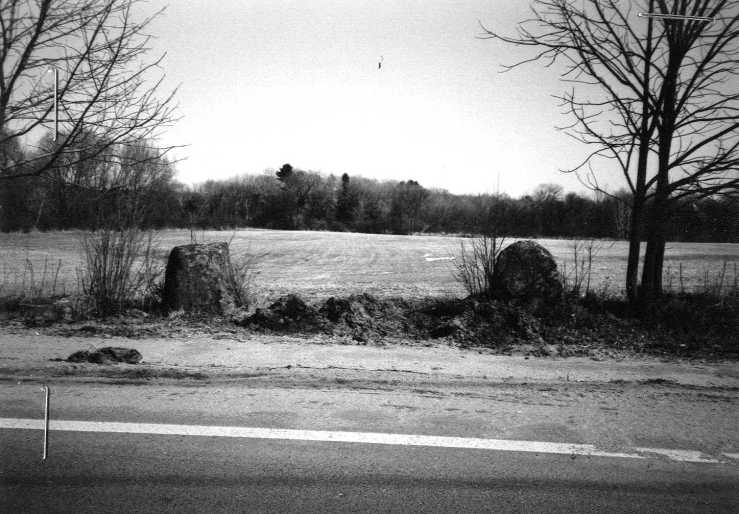 Rowley boundary stones on the Old Bay Road