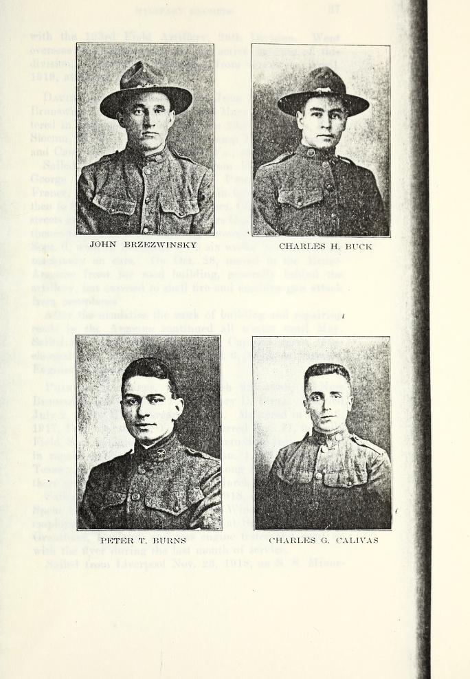 Ipswich MA veterans of World War 1