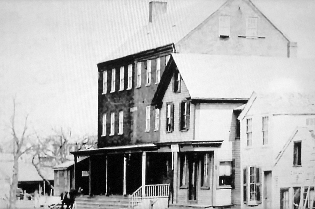 The Hayes Hotel building was constructed by the Peatfield brothers in 1865 as a manufacturing  facility for woolen goods.