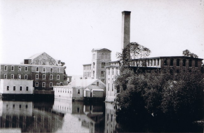 Ipswich Mills with the Old Stone Mill