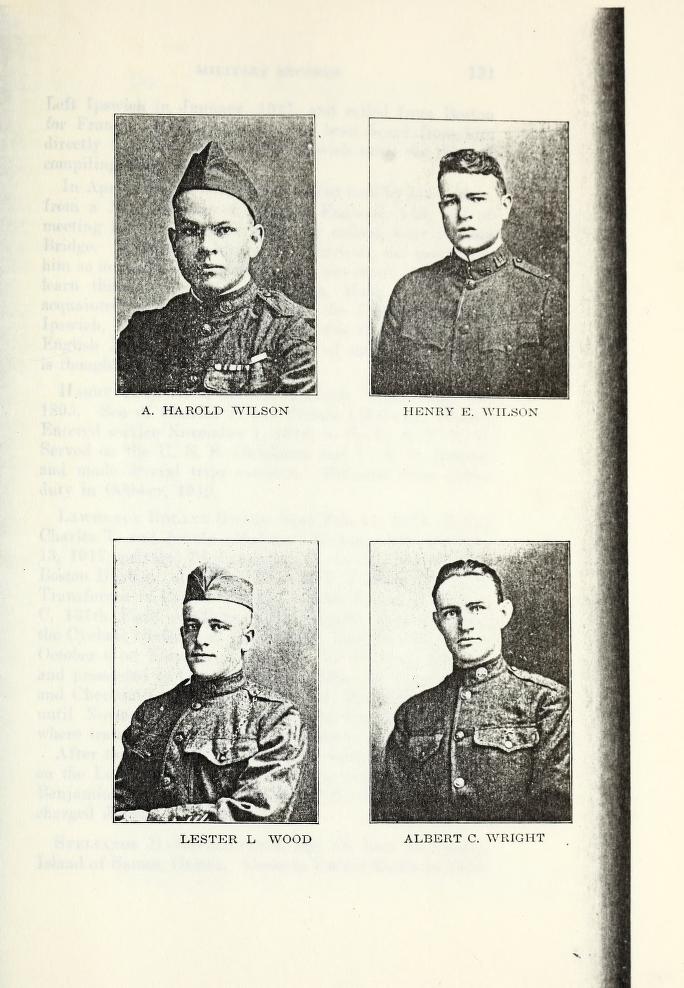 Ipswich MA veterans WW1