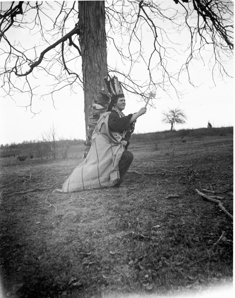 Boy dressed as an Indian Ipswich MA