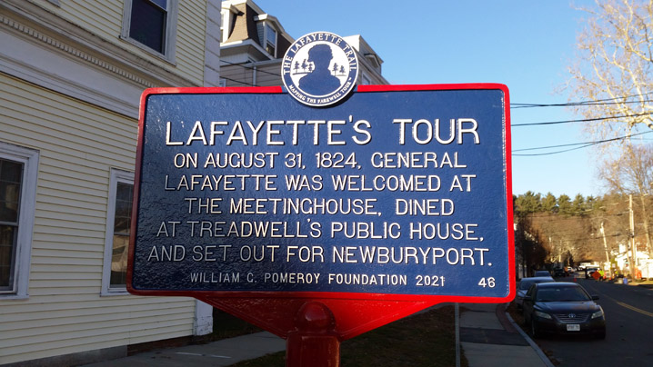 Lafayette's visit to Ipswich