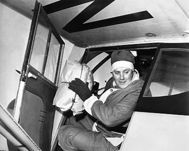 Edward Snow, the flying santa.