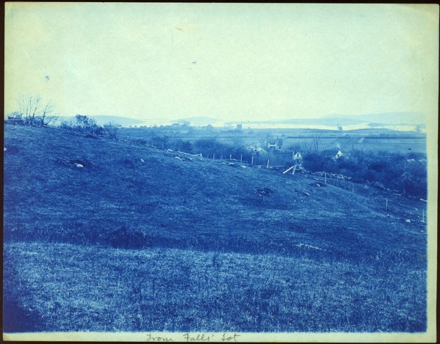 From Fall's Lot cyanotype by Arthur Wesley Dow