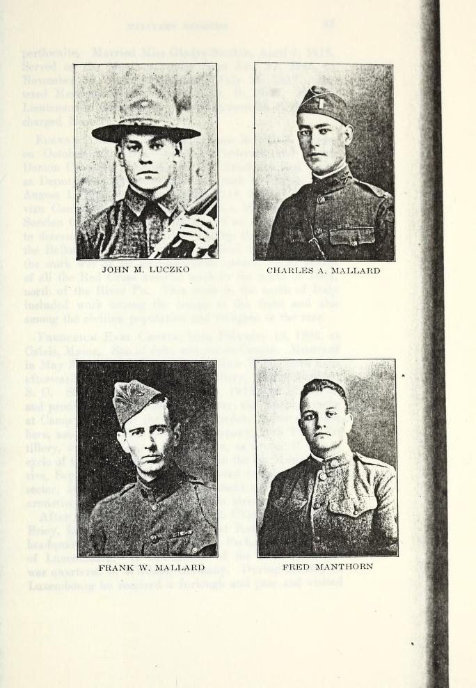 Ipswich MA veterans of World War 1