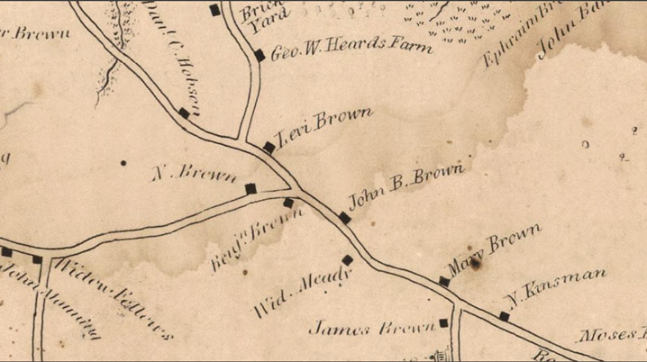 1832 Ipswich map
