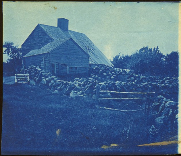Hovey house Ipswich cyanotype by Arthur Wesley Dow