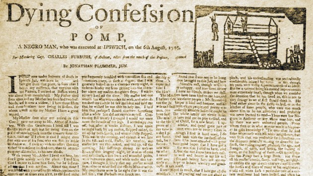 Pomp slave hung in Ipswich