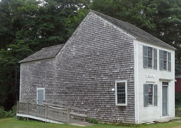 Old Barnstable Jail, built in 1690.