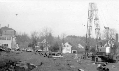 Lords Square Ipswich A&P site construction circa 1955