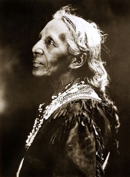 Photo by the anthropologist Frank Speck and dated 1923. Emma was a basketmaker and also did beadwork