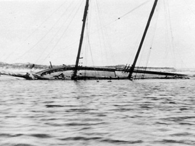 Wreck of the Edward S. Eveleth, October&nbsp;1922