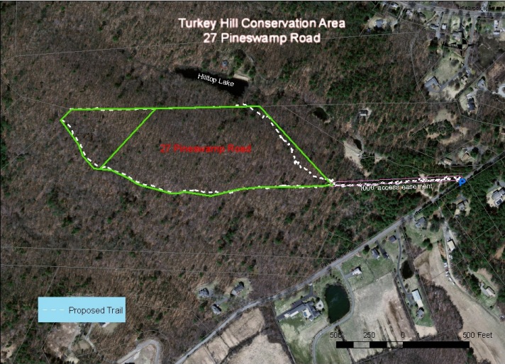 Trail map, Turkey Hill Conservation Area