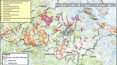 Ipswich Open Space map