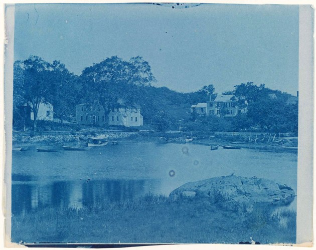 Billy Lord's house cyanotype by Arthur Wesley Dow