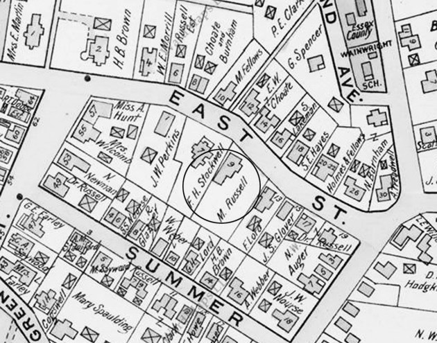 Ipswich 1910 map