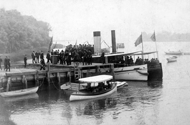 The Carlotta at a Plum Island pier