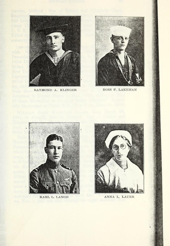 Ipswich MA veterans of World War 1