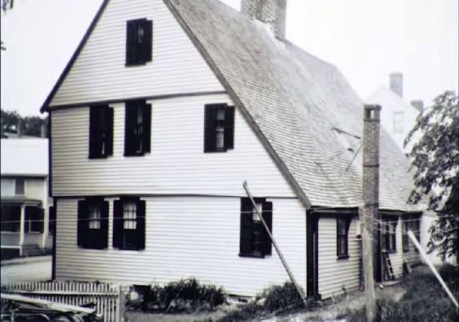 Side view of the Matthew Perkins house