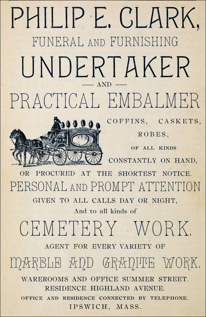 Phillip E. Clark, undertaker