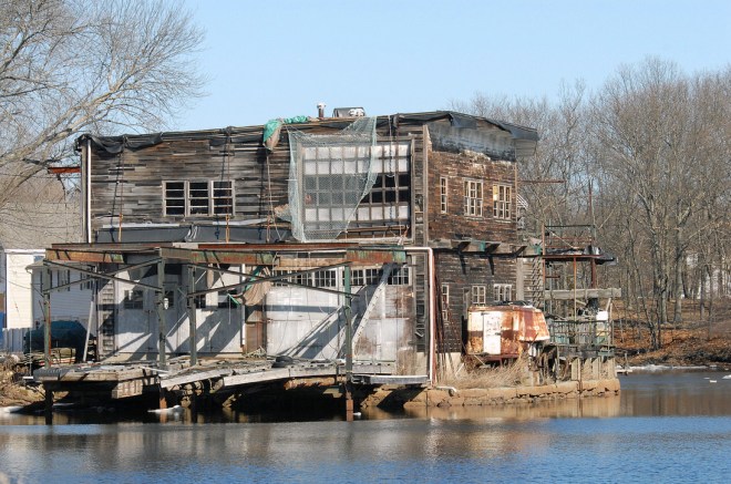 The former Melanson's boatyard in Ipswich. Photo by Michael Kent.