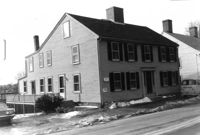 This photo of the Joseph Bolles house at 30 High St . is from the 1970's.