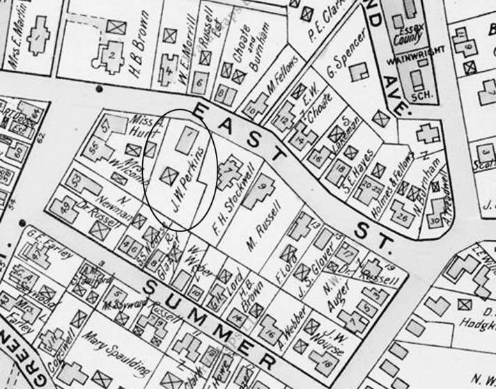 J. W. Perkins house, 3 East Street, Ipswich MA