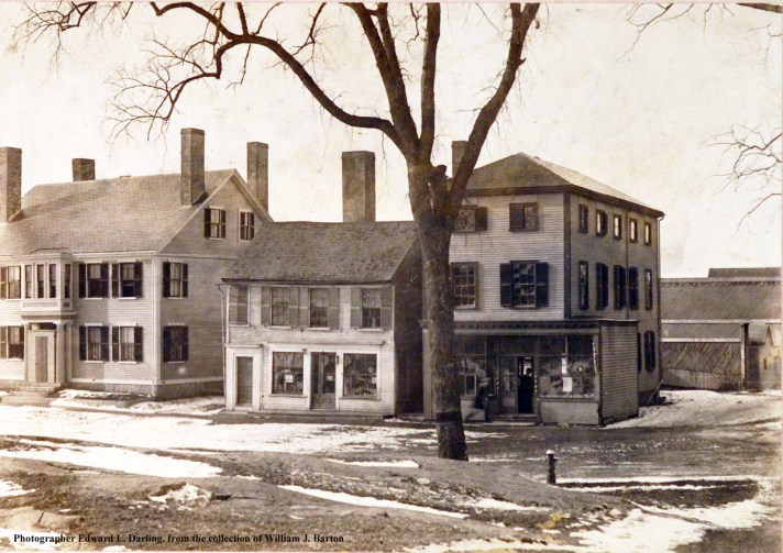 Old houses on N. Main St. in Ipswich