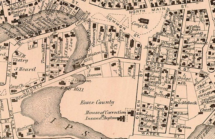 1872 map of Ipswich