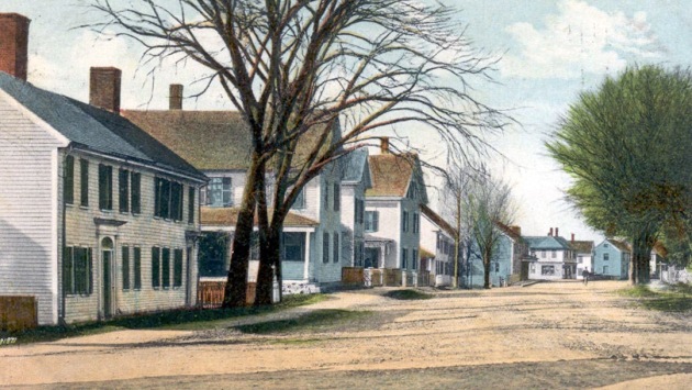 Colorized postcard of High Street
