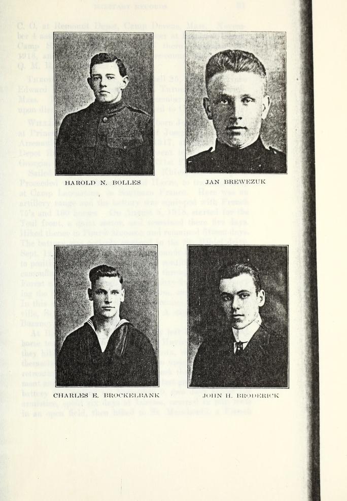 Ipswich MA veterans of World War 1