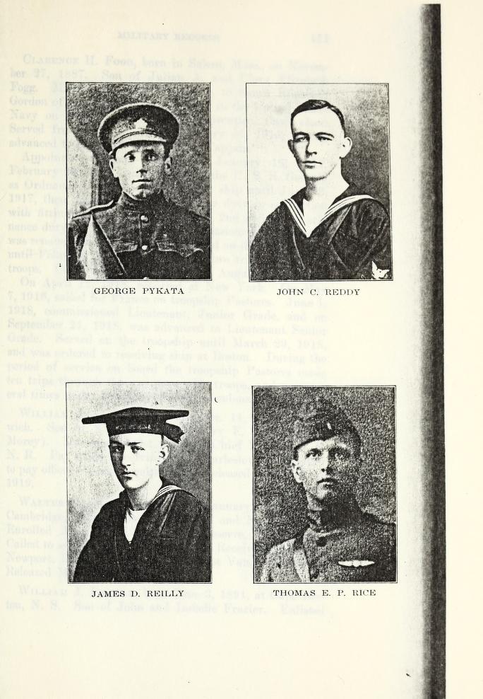 Ipswich MA veterans of World War 1