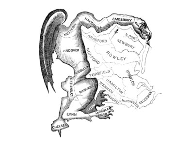 The Gerrymander is Born in Essex County, February 11,&nbsp;1812