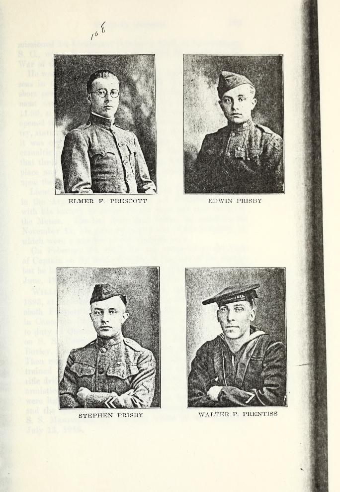 Ipswich MA veterans of World War 1