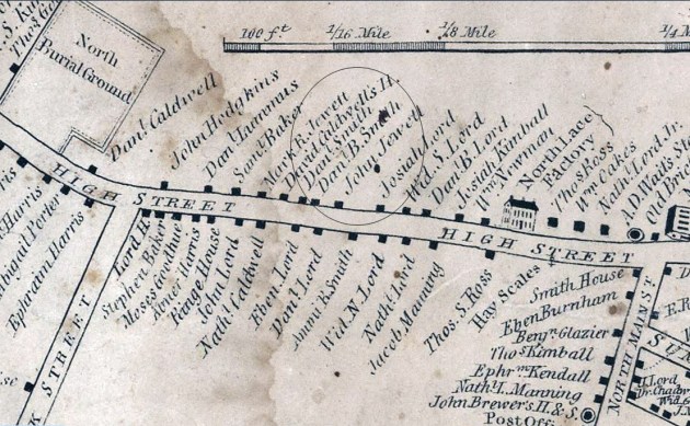 1832 "Philander" map of Ipswich