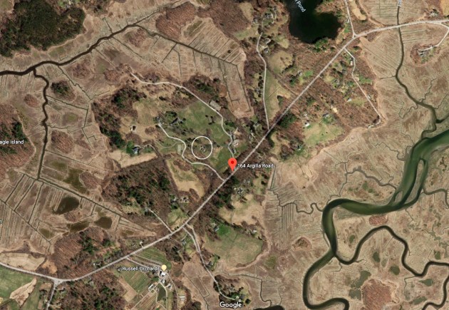 Google maps of Argilla Rd.