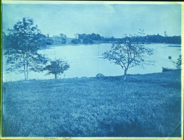 Nabby's Point cyanotype by Arthur Wesley Dow