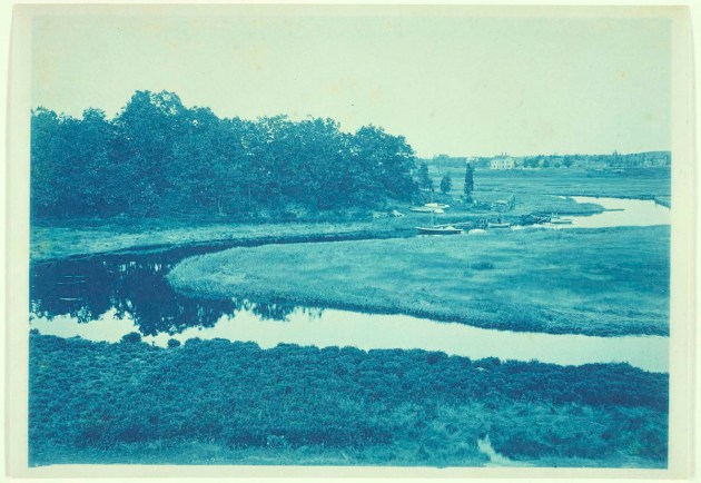 Essex River cyanotype by Arthur Wesley Dow