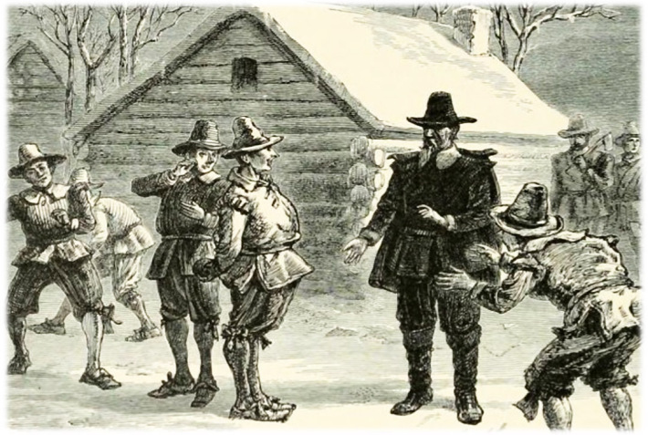Drunk Puritans in Plymouth Colony