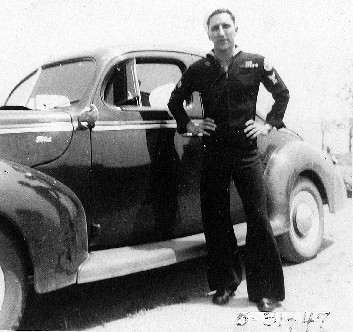 Jake Burridge of Ipswich as a Seabee