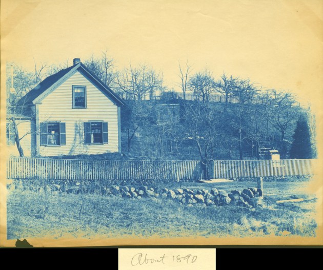 Dow's house cyanotype by Arthur Wesley Dow