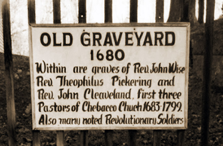 Old Graveyard 1680, Essex MA