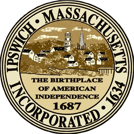 Seal of the Town of Ipswich MA, "Birthplace of American Independence"
