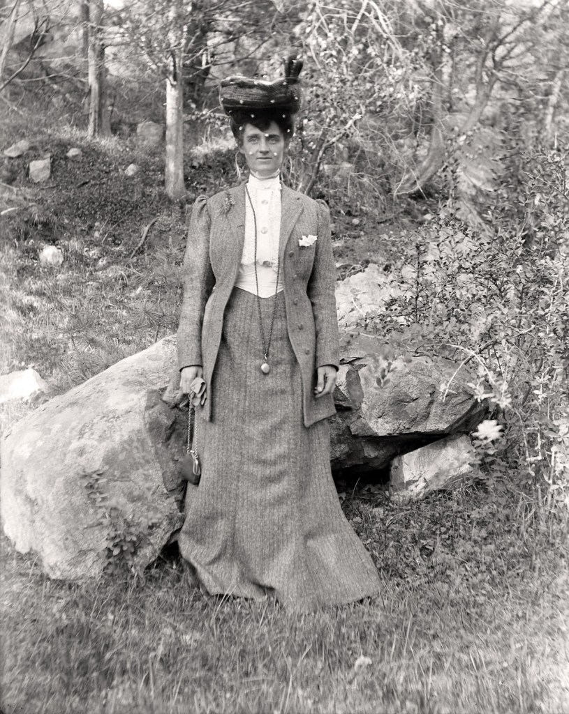 Woman in early photos from Ipswich Massachusetts