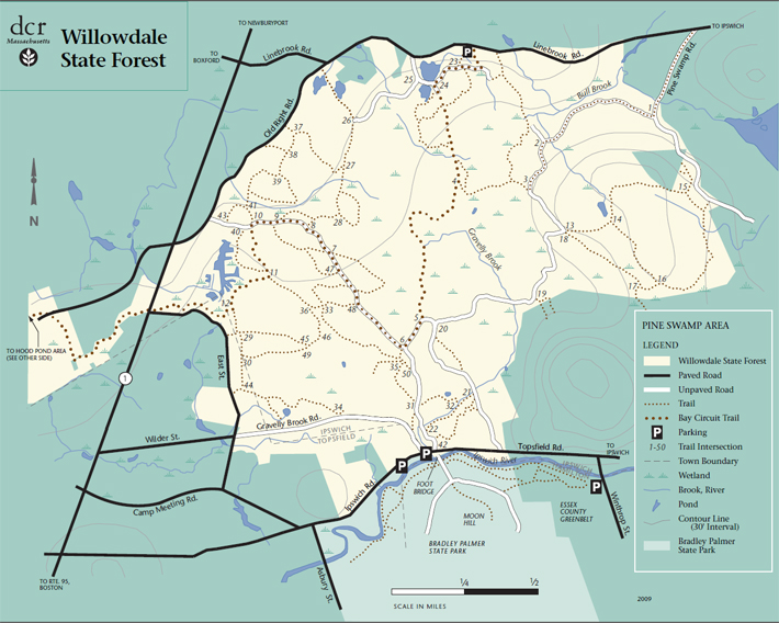Willowdale trail map