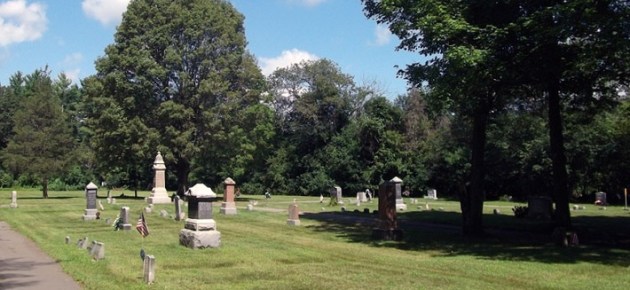 The New Linebrook Cemetery on Linebrook Rd.