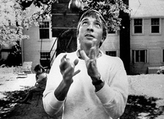 John Updike at his home on East Street